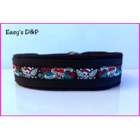 Halfcheck zwart skull love luck OP =OP 